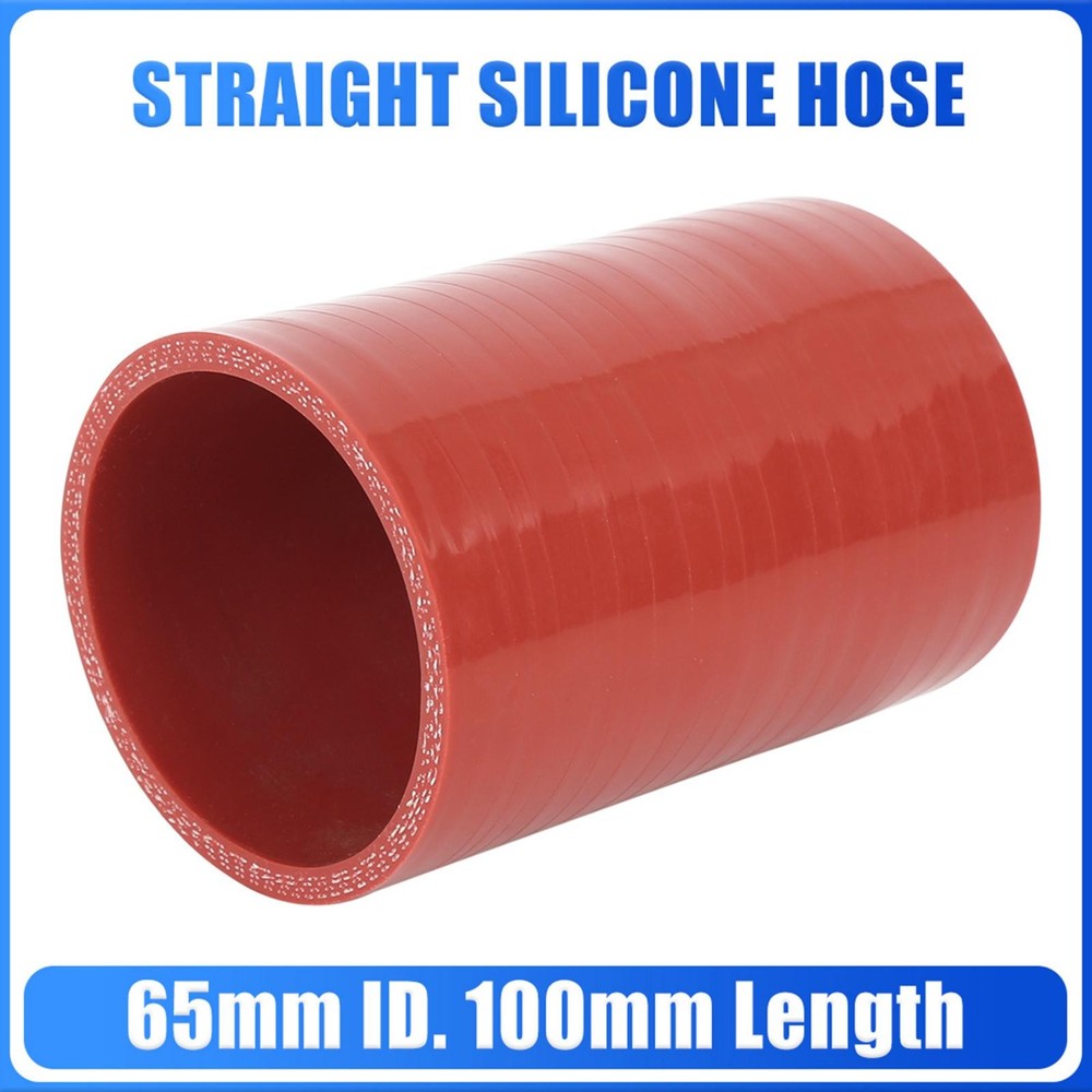 65mm ID Universal Red Silicone Hose Coupler for Car Intercooler Pipes