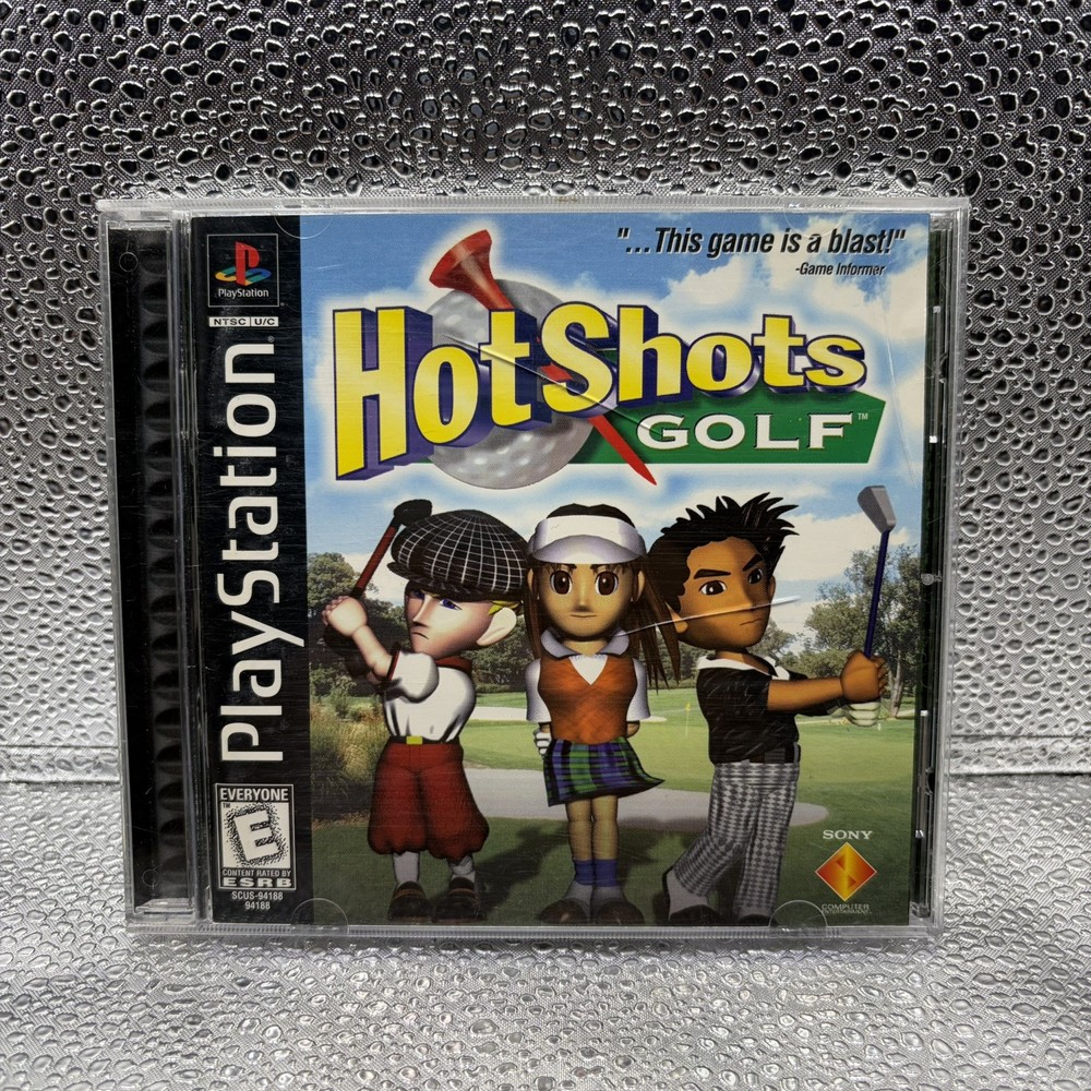 Hot Shots Golf Sony PlayStation 1 PS1 (1998), TESTED & WORKING! Complete