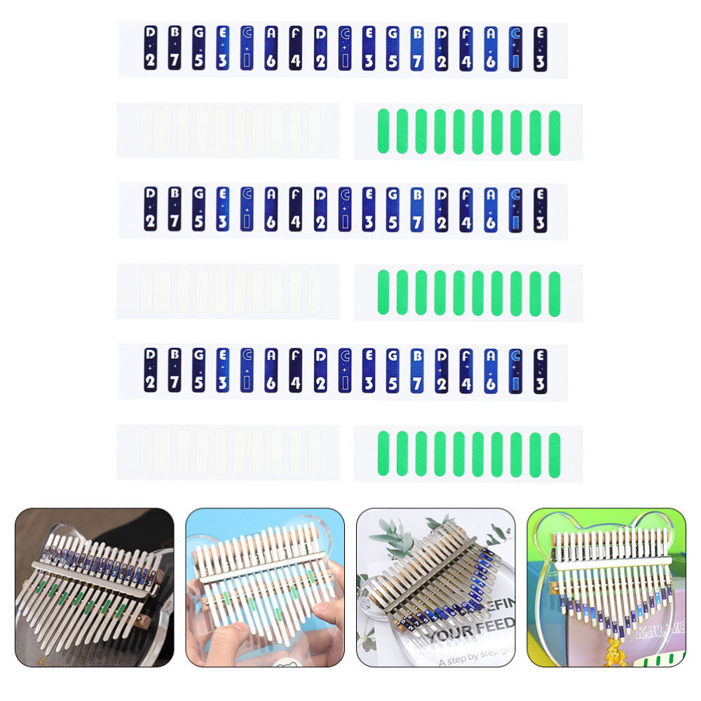 Bright Thumb Scale Stickers for Keyboard Piano Stand – Essential Accessories for Learning & Practice