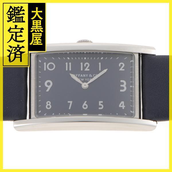 TIFFANY CO Tiffany Women s Watch East West Mini Quartz Stainless Steel Leath