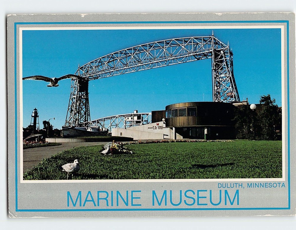 Postcard Marine Museum at Canal Park Duluth Minnesota USA