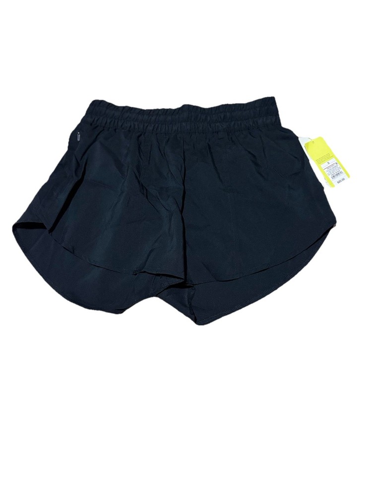 All In Motion Women’s Mid Rise Black Running Shorts Quick Dry Active Athletic