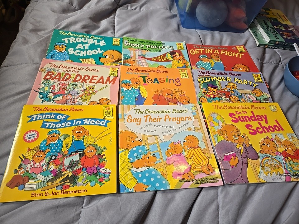 9 Berenstain Bears Living Lights Stories of Faith And First Time Books
