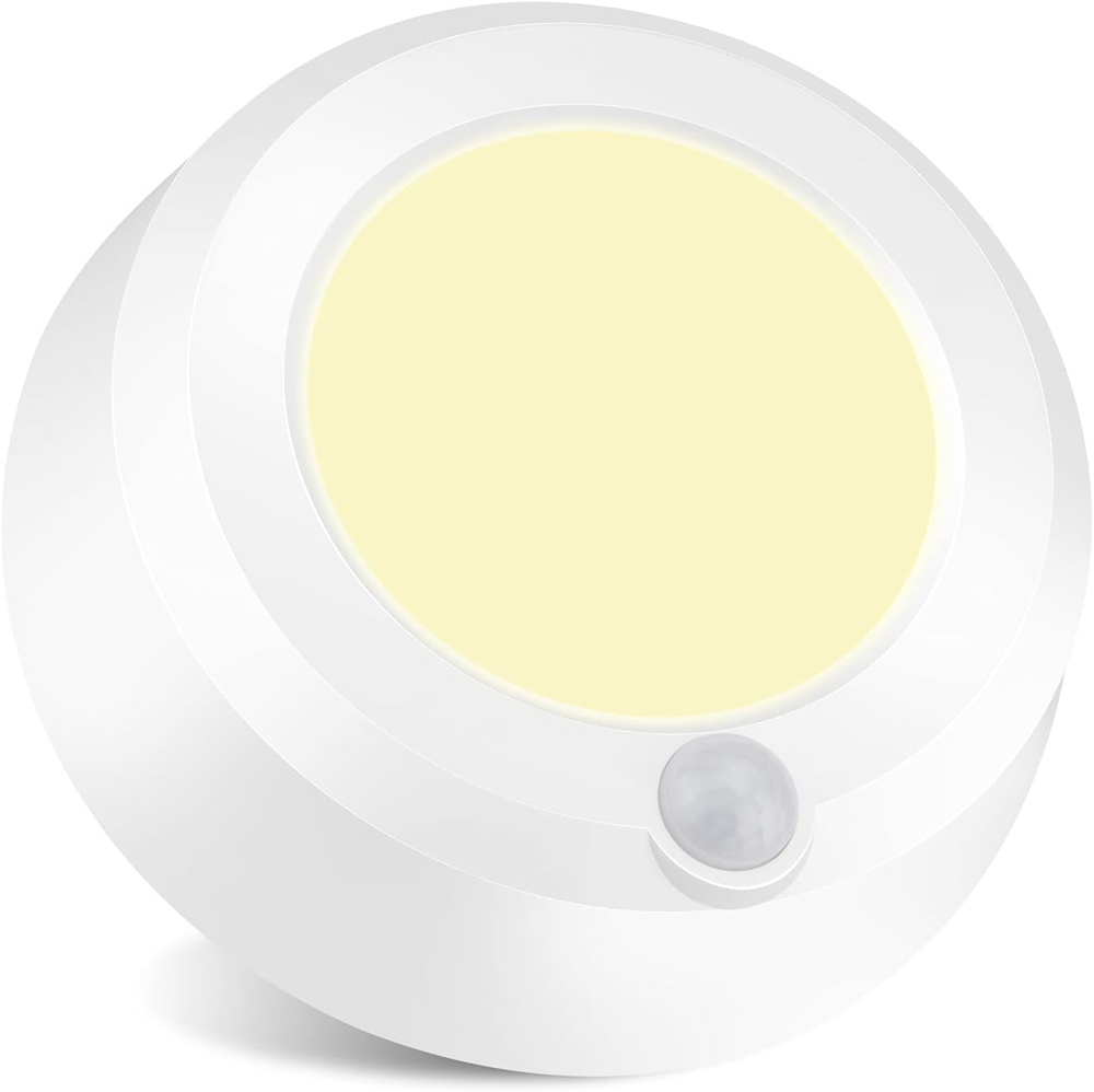 Ceiling Light with Motion Sensor, Battery Operated Led Shower Light, Wireless Ov