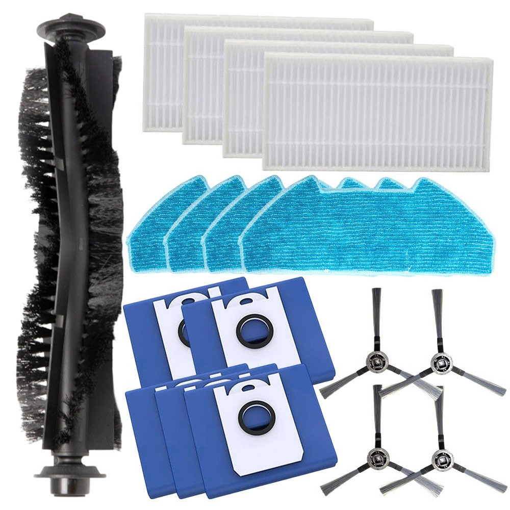 Essential Cleaning Supplies Pack including Brushes Filters for bObsweep