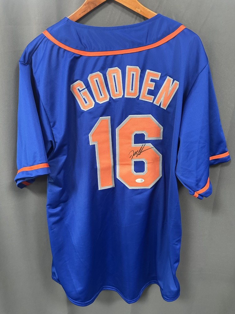 Dwight Doc Gooden Signed New York Mets Baseball Jersey AUTO JSA Sz XLPROBSTEIN is actively accepting consignments !!