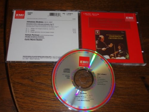 Giulini - Brahms: Violin Concerto - Giulini CD NDVG The Cheap Fast Free PostFREE US DELIVERY | EAN: 0077774716628 | Quality CD