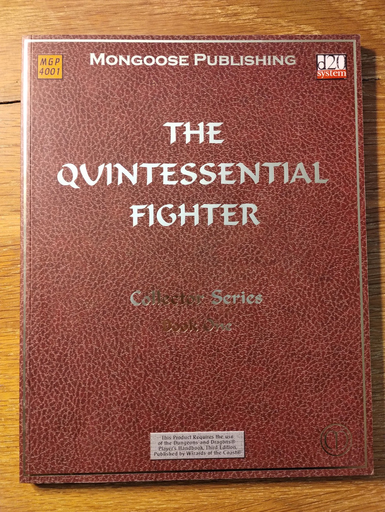 The Quintessential Fighter, Dungeons and Dragons 3rd, VGC