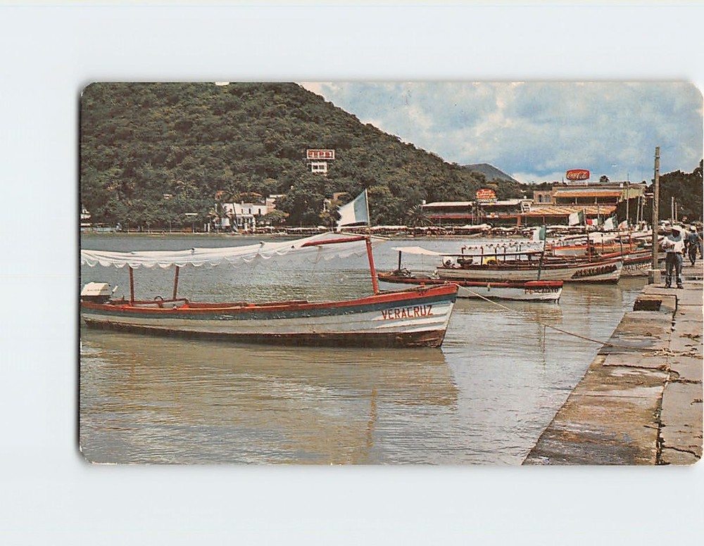 Postcard The Pier Chapala Guadalajara Jalisco Mexico