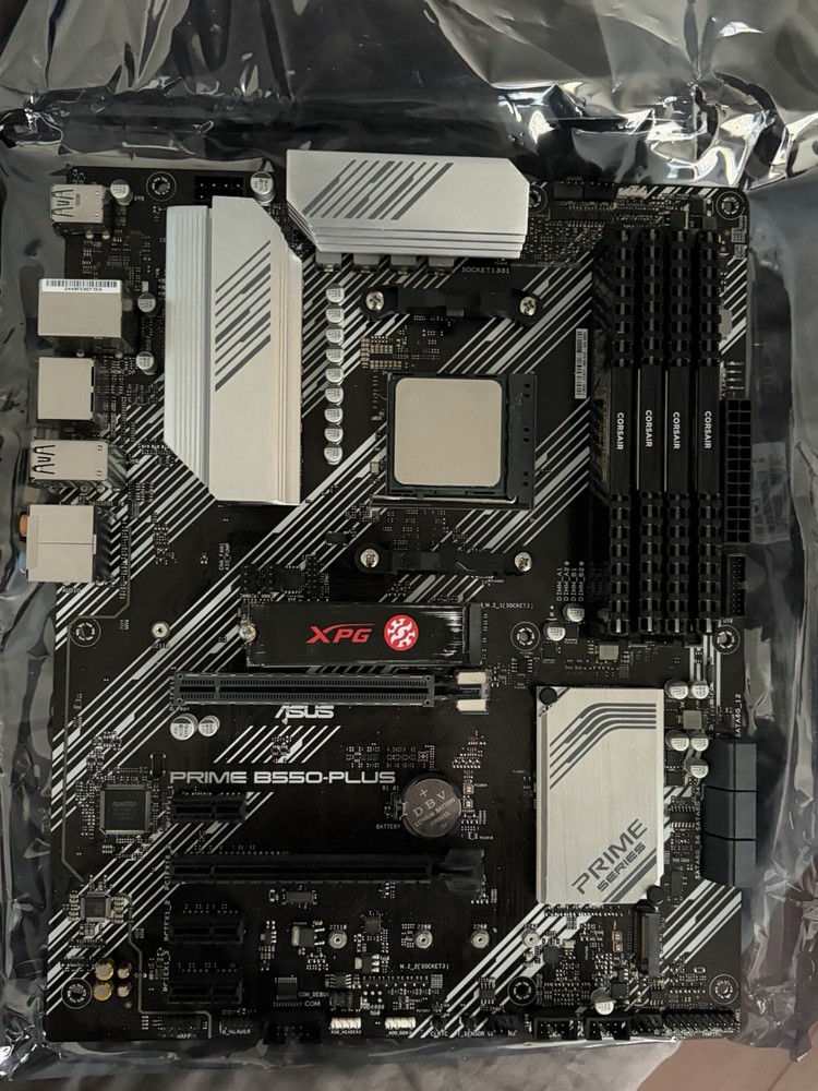 ASUS Prime B550-PLUS ATX Motherboard & AMD Ryzen 5 3600 6-Core 3.6GHz CPU Combo