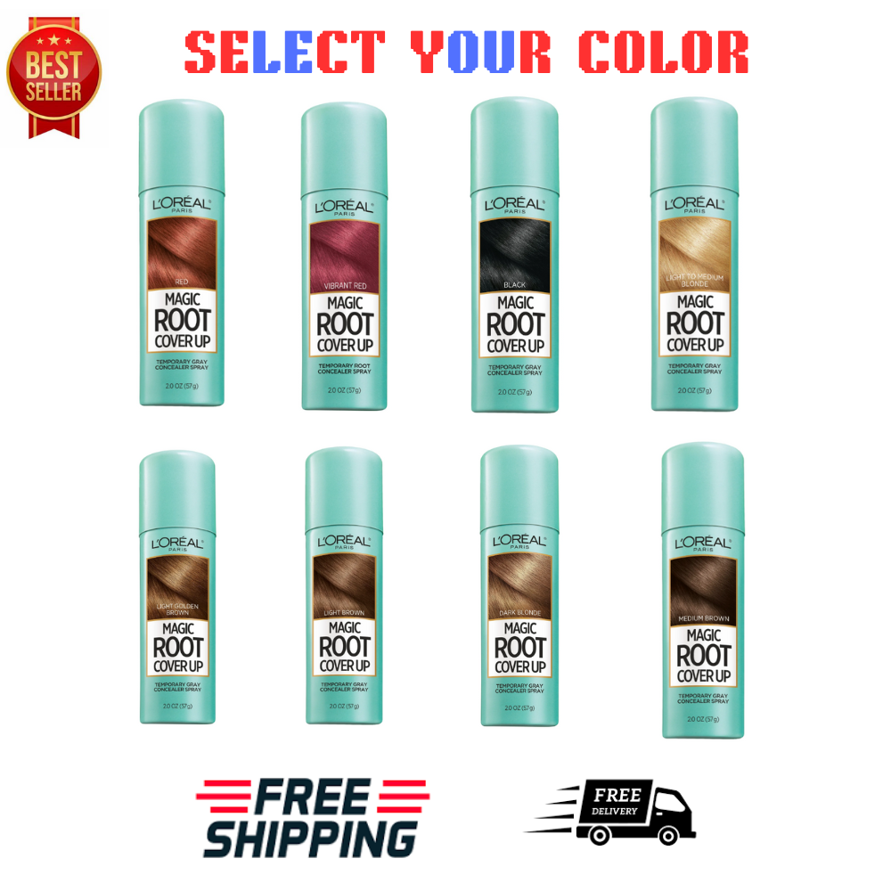 Loreal Magic Root Cover Up Temporary Gray Concealer Spray 2oz. Choose Your Color