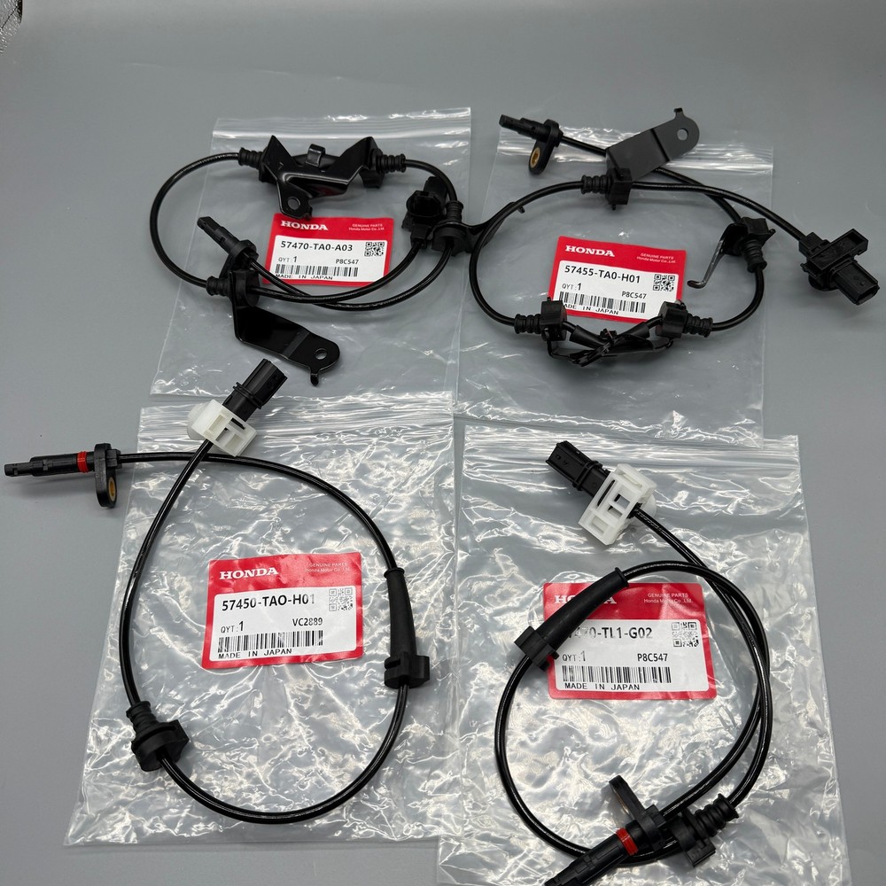 4X For HONDA ACCORD 08-12 ABS Wheel Speed Sensor Front Rear Left Right Fit
