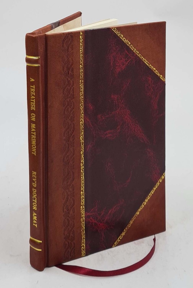 Leather Bound Treatise on Matrimony Doctrine and Discipline