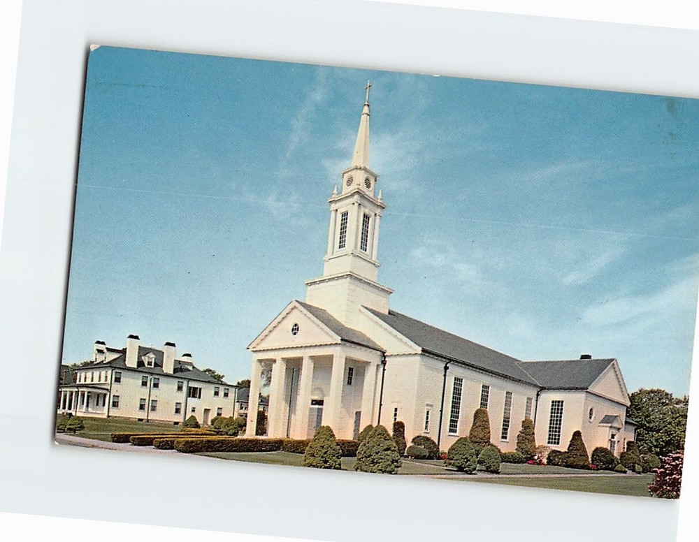 Postcard Church of the Holy Name Fall River Massachusetts