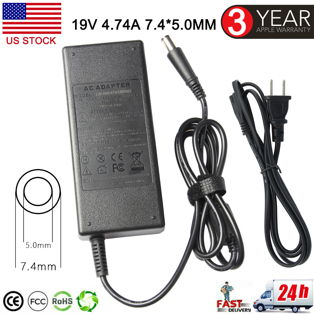 19V 4.74A 90W AC Adapter Charger For HP Pavilion DV4 DV5 DV7 G60 Power Supply