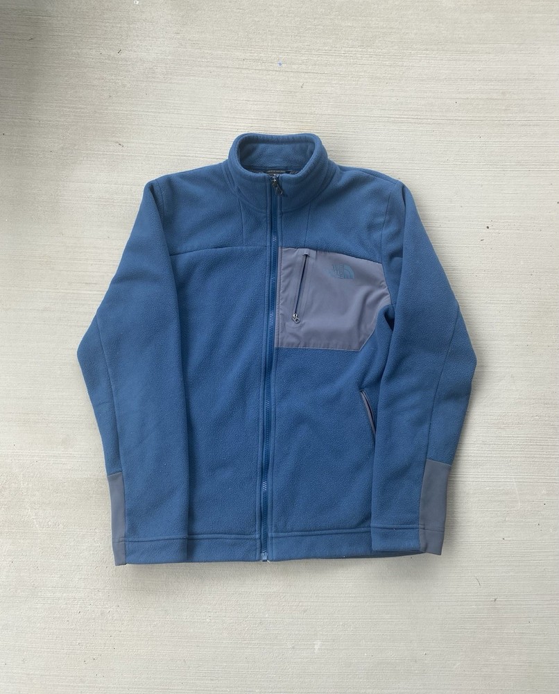 North Face Blue Better Sweater Full Zip Jacket Mens Small