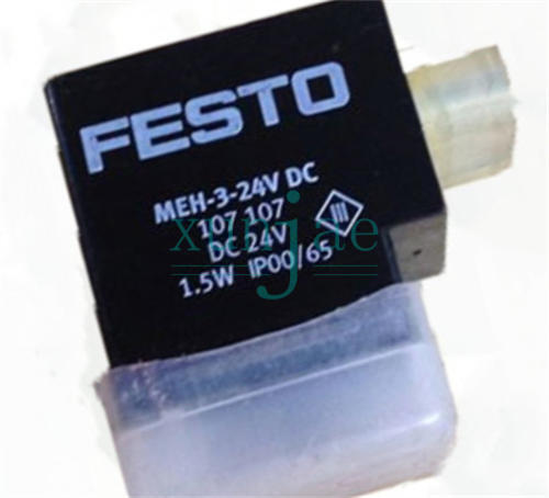 1PC New FESTO Solenoid valve coil MEH-3-24V DC