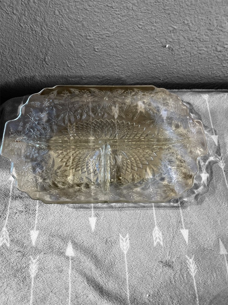 Indiana Glass 3 Section 