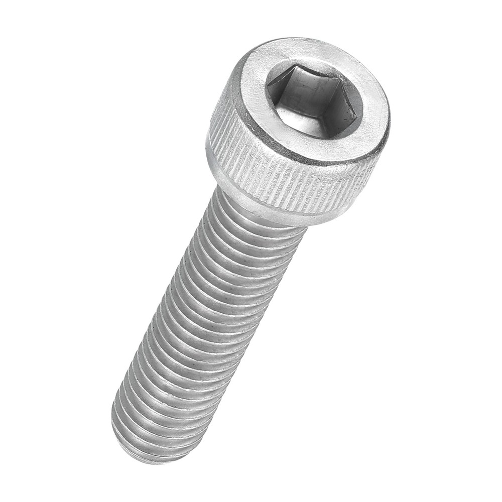15pcs Socket Head Cap Screws - [M8-1.25 x 35mm] 304 Stainless Steel, Silver