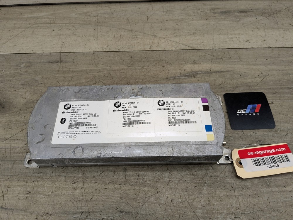 06-13 OEM BMW E70 E90 E92 E93 M3 335 Combox Telematics Unit TCU Bluetooth Module