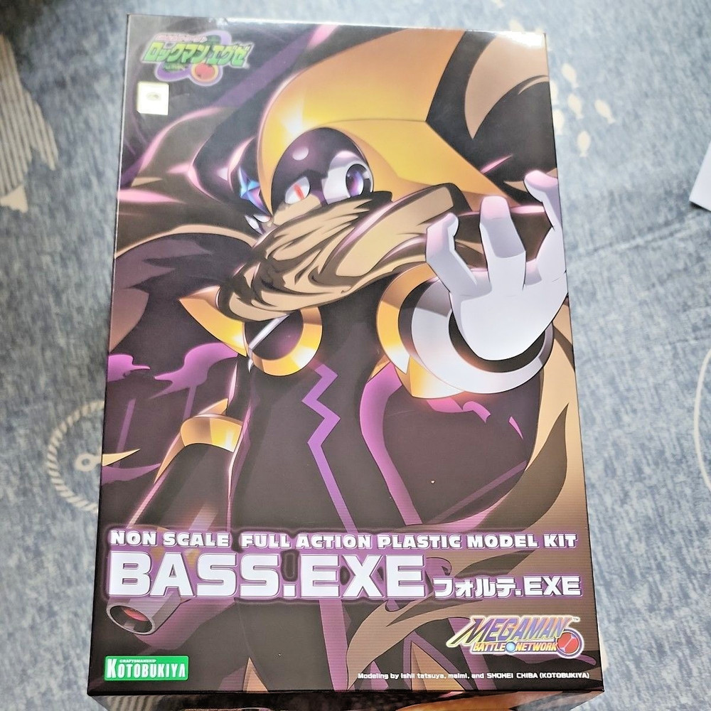 KOTOBUKI BASS.EXE MEGA MAN BATTLE NETWORK Plastic Model Kit Movable Cape