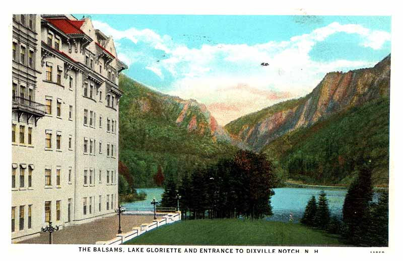 Postcard BUILDING SCENE Dixville Notch New Hampshire NH 11/8 AR7173