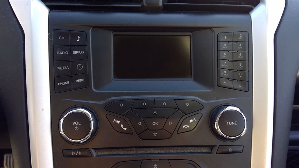 Audio Equipment Radio Control Panel ID ES7T-18E243-DB Fits 14-15 FUSION 719662