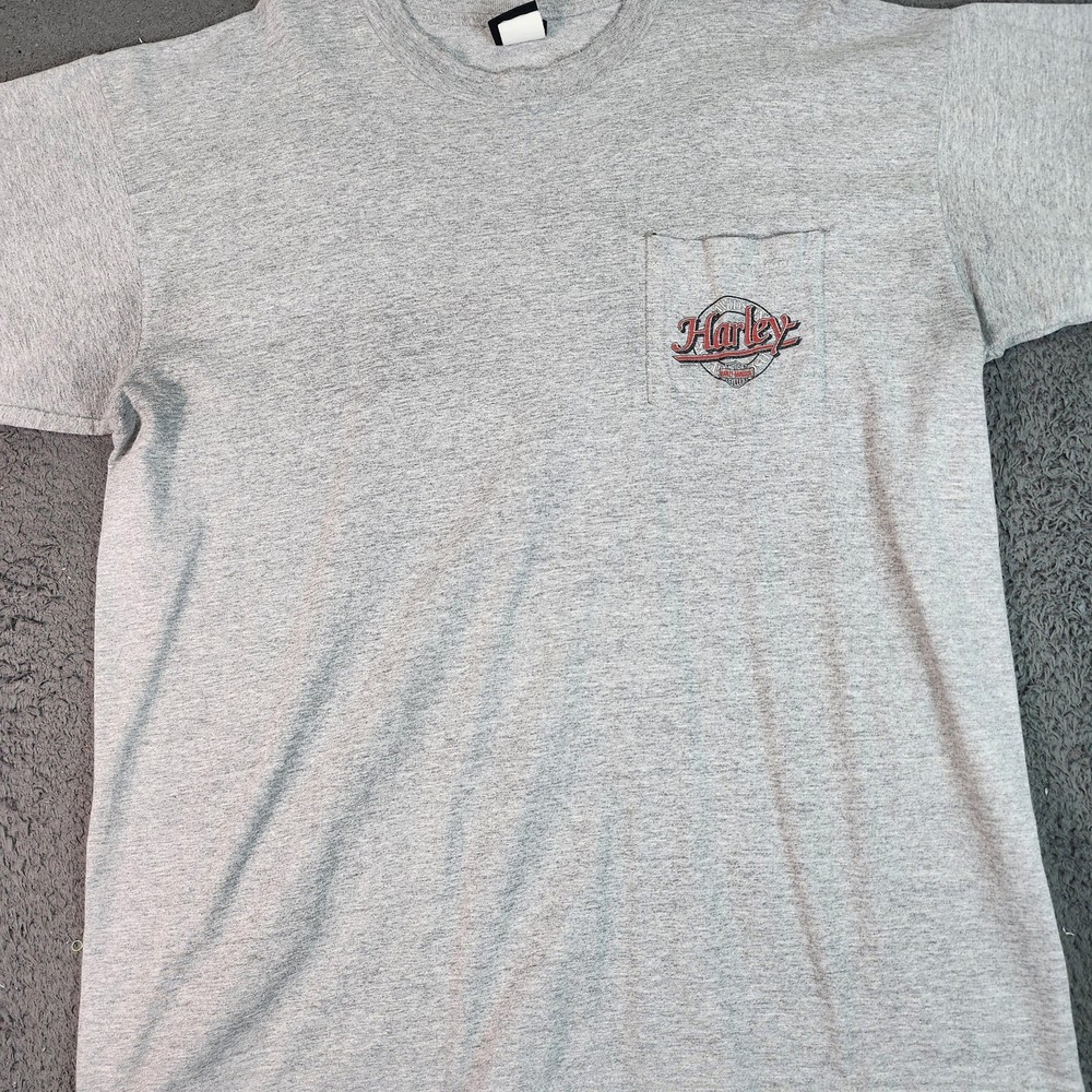 Vintage Harley-Davidson Sturgis Shirt Mens 2XL Gray South Dakota Graphic Tee