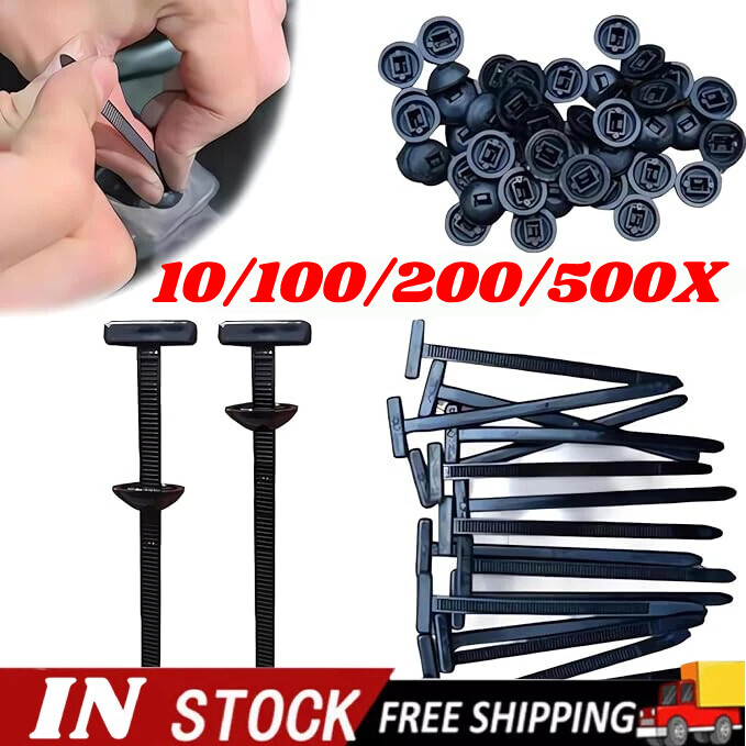 Nylon Universal Self-Locking Cable Tie Buckle Zip Ties Holder