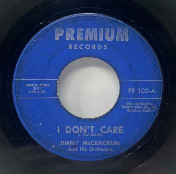45/7in - Jimmy McCracklin - 
