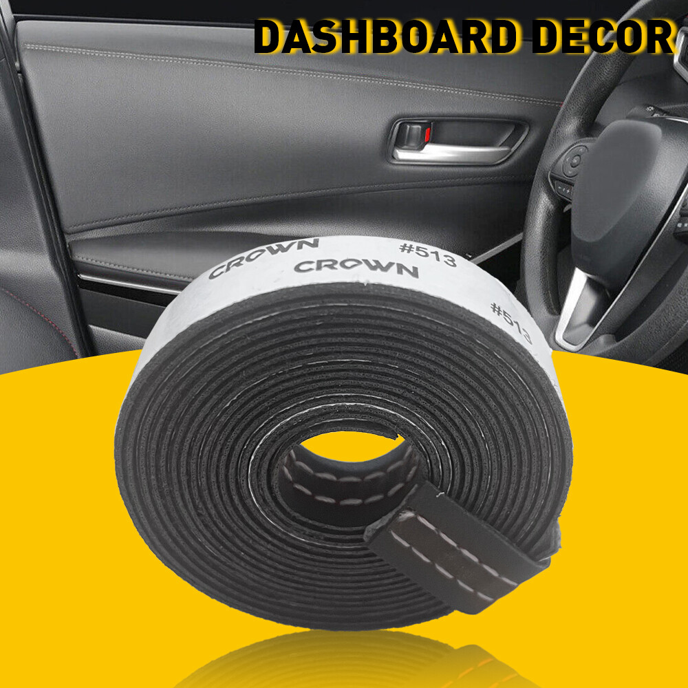 2M PU Leather Car Dashboard Trim Sticker Strip for Stylish Decor