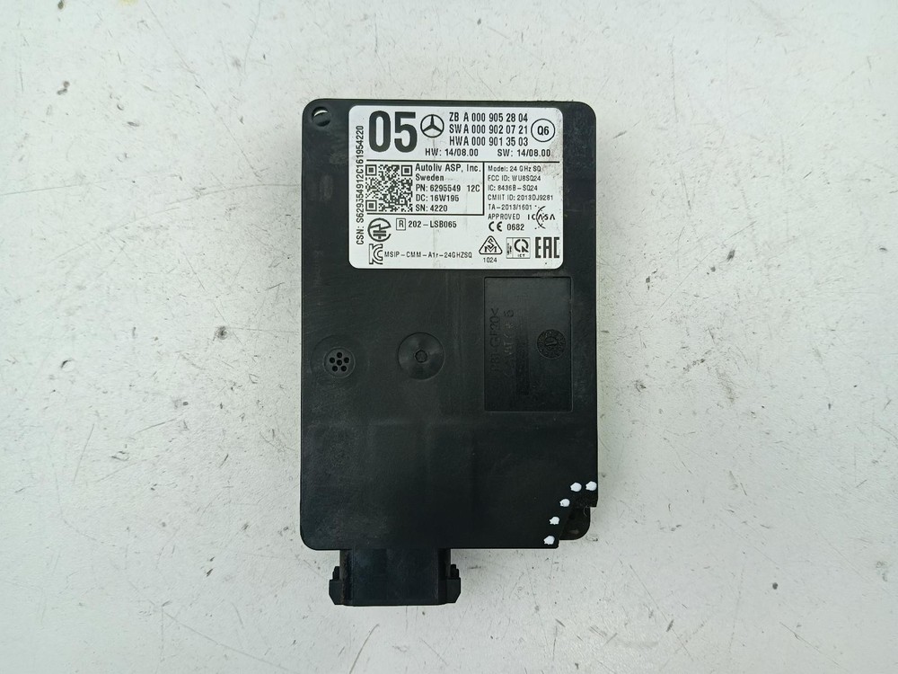 MERCEDES C CLASS RADAR SENSOR FRONT A0009052804 W205 2014 - 2021