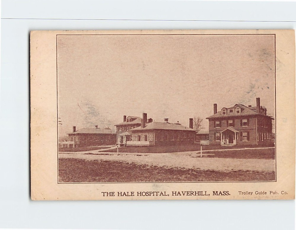 Postcard Hale Hospital Haverhill Massachusetts USA