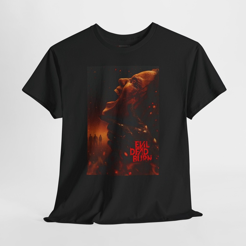 Evil Dead Burn 2026 Retro Movie Poster Horror Unisex Graphic T-Shirt