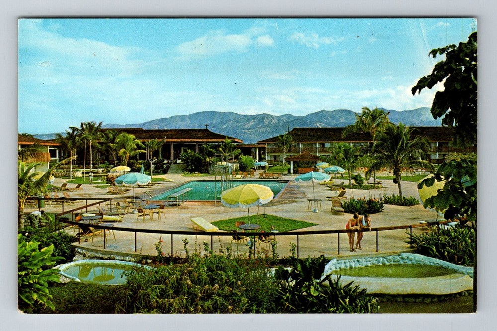Jamaica- Kingston West Indies Sheraton Hotel Advertising Old PC Vintage Postcard
