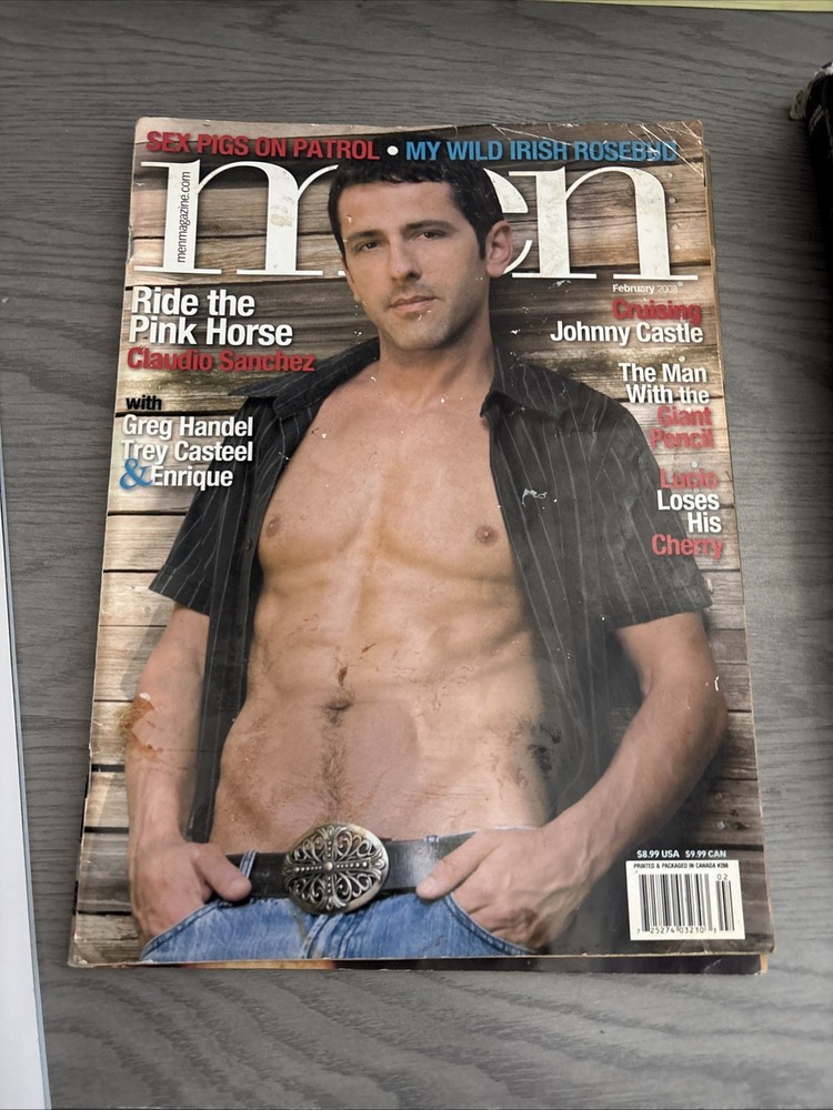 Advocate MEN Magazine Vintage Gay Interest Johhny Castle February 2008