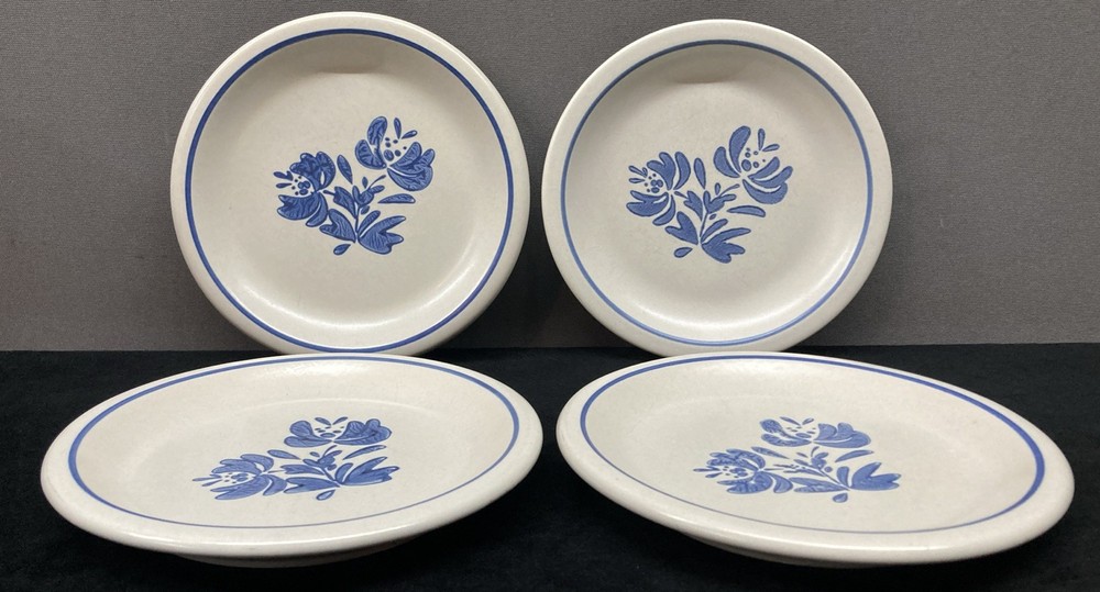 Pfaltzgraff Yorktowne Bread Dessert Side Plates 6 7/8” Set of 4