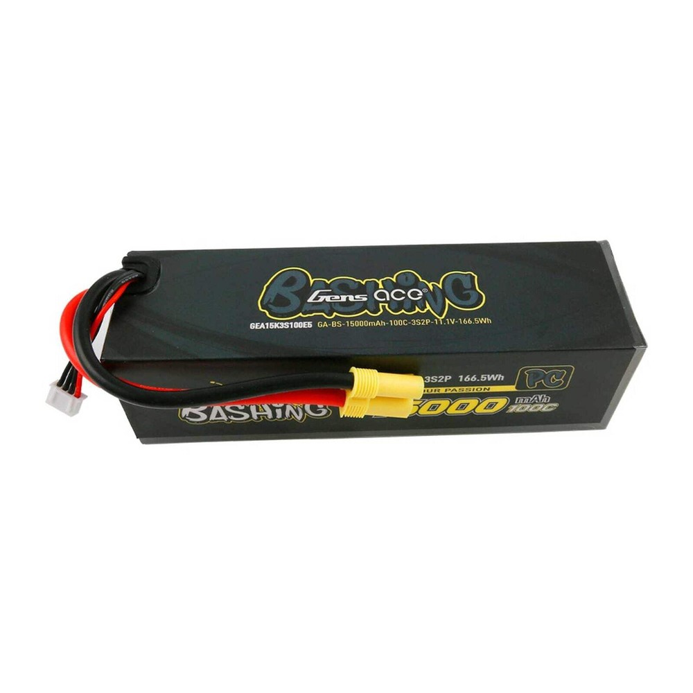 Gens Ace Bashing Pro 3s LiPo Battery Pack 100C (11.1V/15000mAh) w/EC5 Connector-image