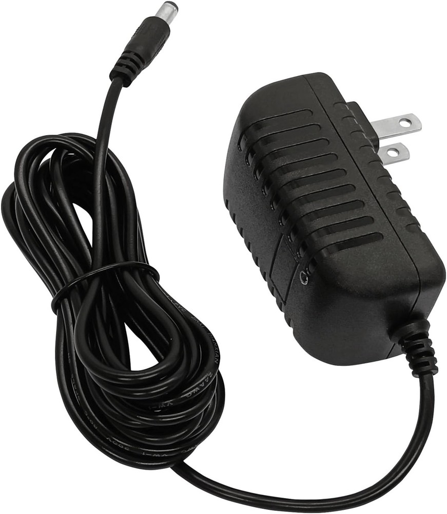 12V 1.5Amp Power Supply Adapter, 10FT DC 12V Power Cord 100-240V 50-60Hz AC to D