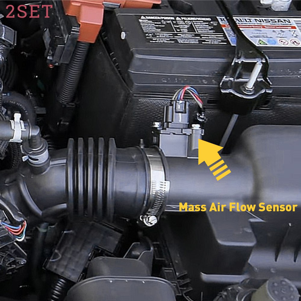 2set Mass Air Flow Sensor Replacement for Nissan Altima Pathfinder Sentra 2.5L 1
