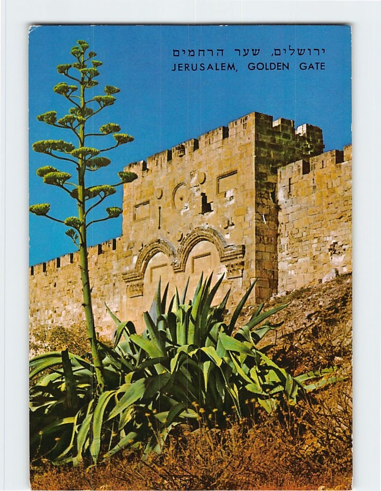Postcard Golden Gate Jerusalem Israel