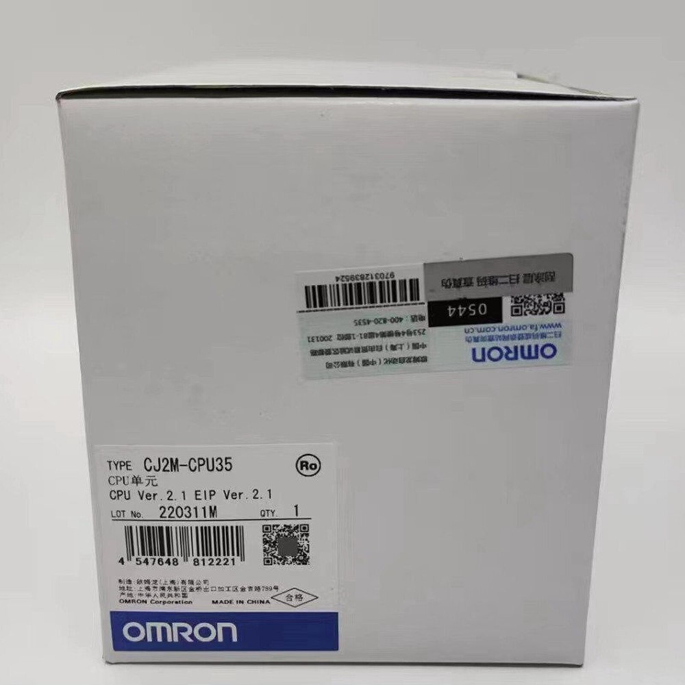One Omron CJ2M-CPU35 CJ2MCPU35 CPU Unit New In Box Expedited Shipping