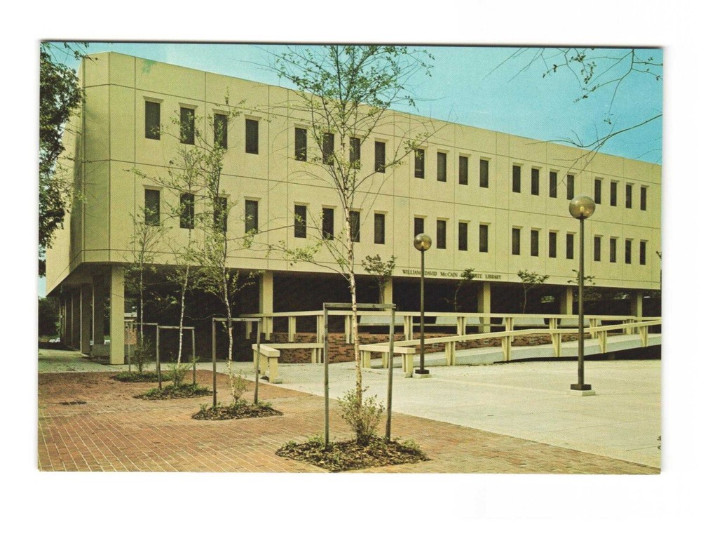 University of Southern Mississippi Hattiesburg MS VTG postcard UNP Library