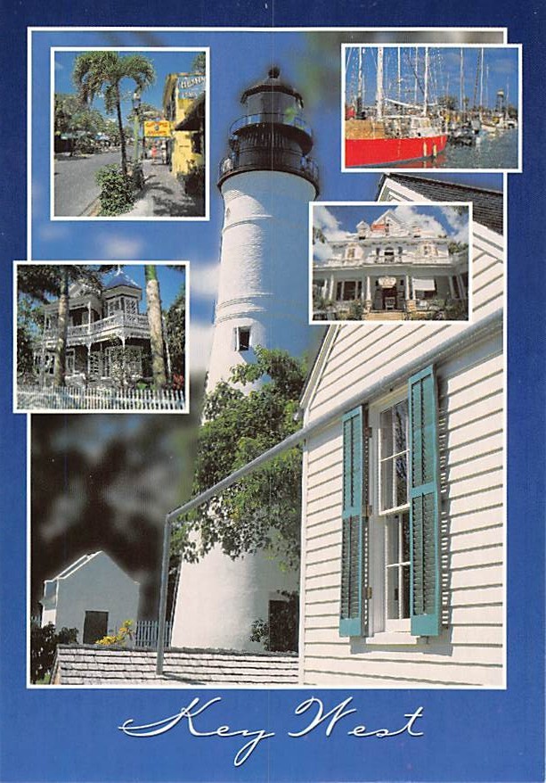 Postcard Greetings From Key West Florida USA