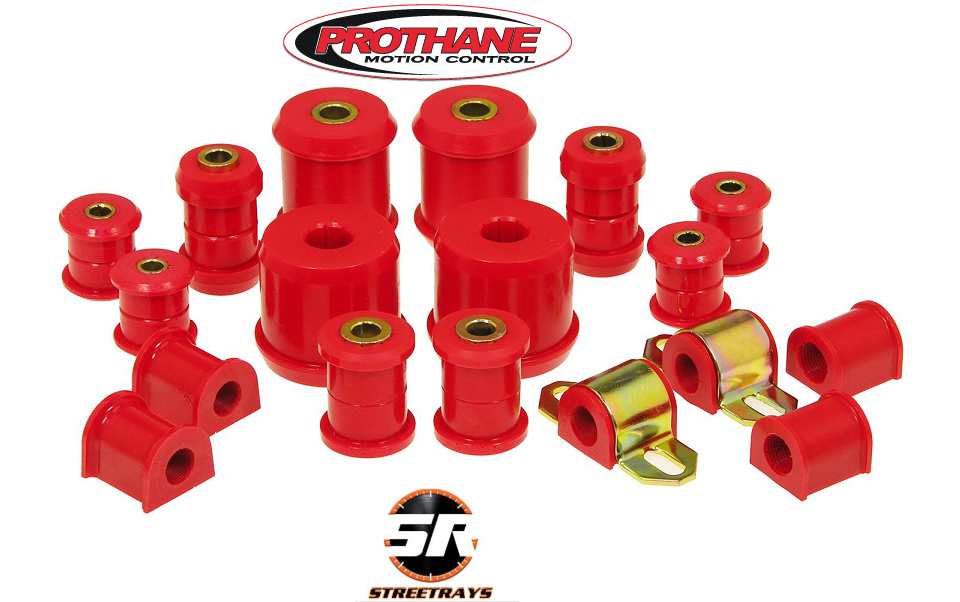 Prothane 13-2002 TOTAL Suspension Bushings Kit fits 00-05 Mitsubishi Eclipse RED