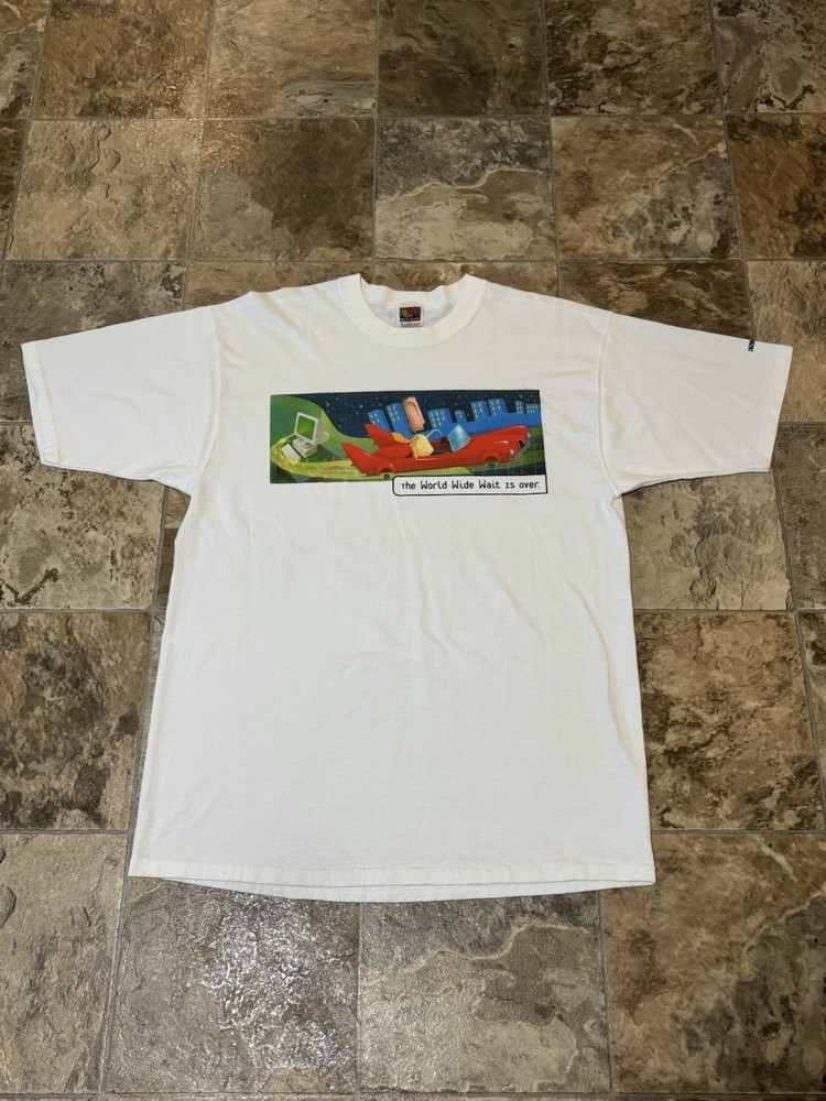 Vintage Y2K Early 2000’s ‘World Wide Web’ T ShIrt Size Large