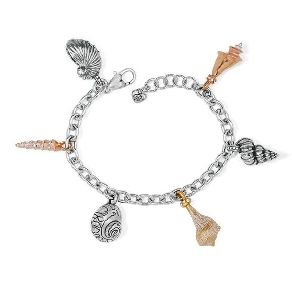 Brighton Shells Around The World Shell Charm Bracelet