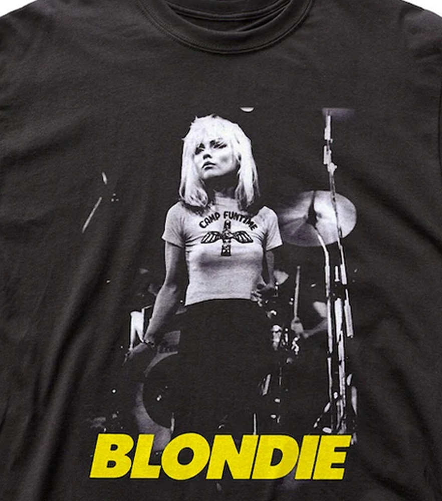 Blondie band concert black T-shirt short sleeve S to 5XL All sizes JJ5936