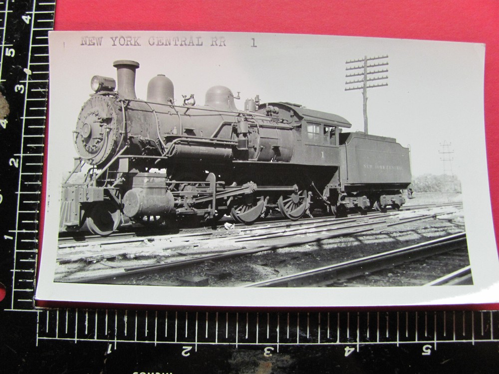 New York Central Railroad 2-6-0 Locomotive #1 Photo 1940'S