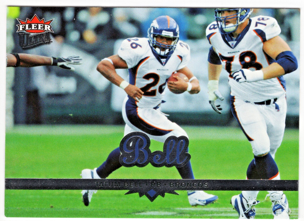 2006 Fleer Ultra - Tatum Bell #61 Denver Broncos b3